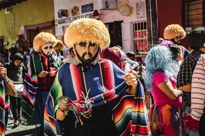 Mexiko Chiapa de Corzo traditionelle Tänzer